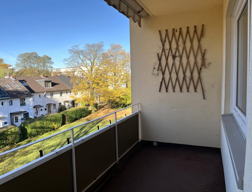 Geschützter Balkon